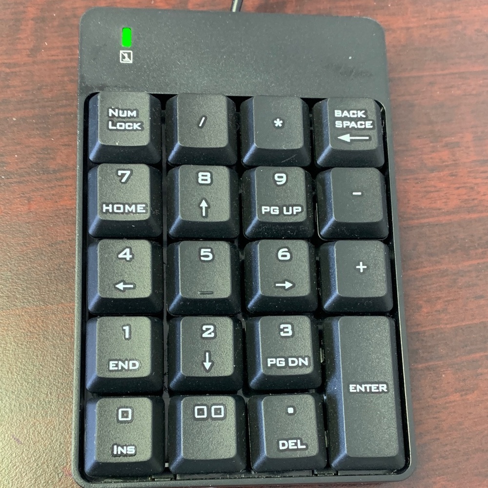 Black USB Numeric Keypad